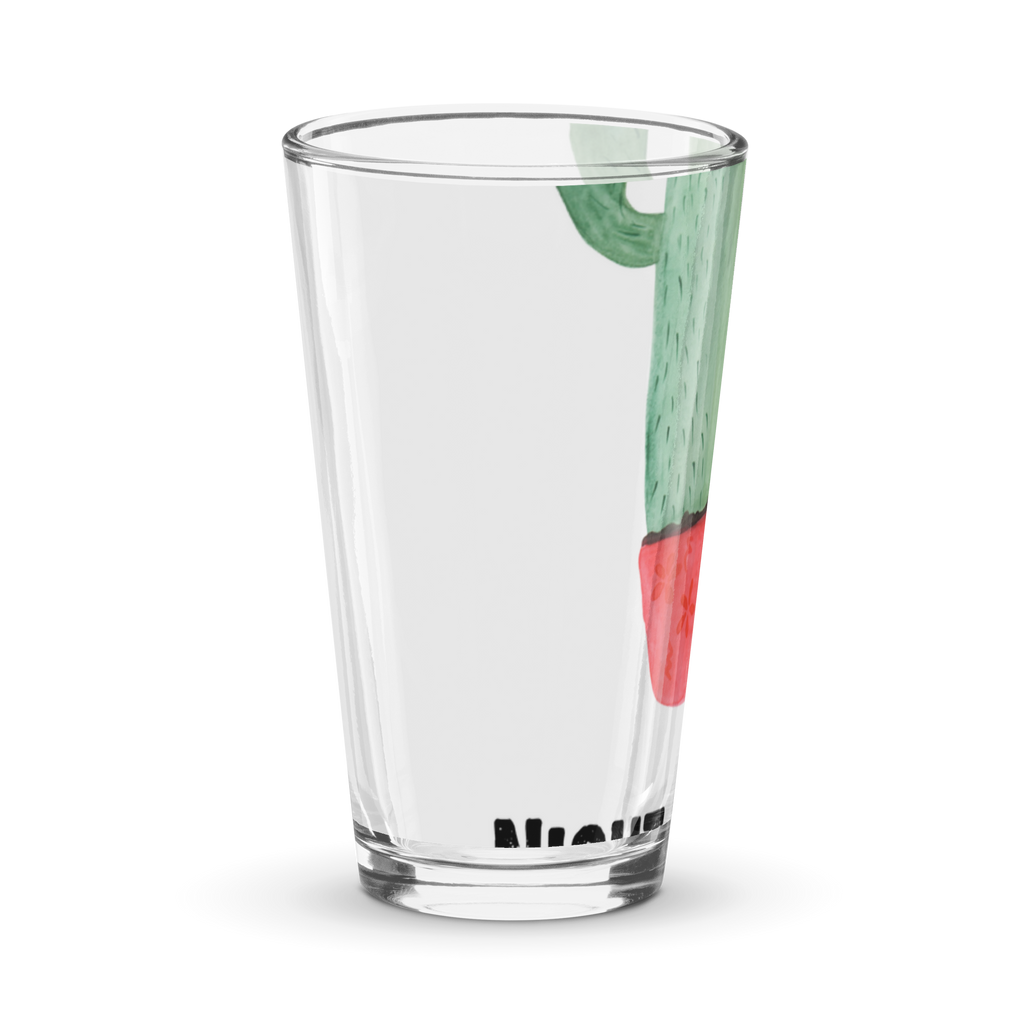 Premium Trinkglas Kaktus wütend Trinkglas, Glas, Pint Glas, Bierglas, Cocktail Glas, Wasserglas, Kaktus, Kakteen, ärgern, Büro, Schule, Büroalltag, Chefin, Kollege, Kollegin, wütend