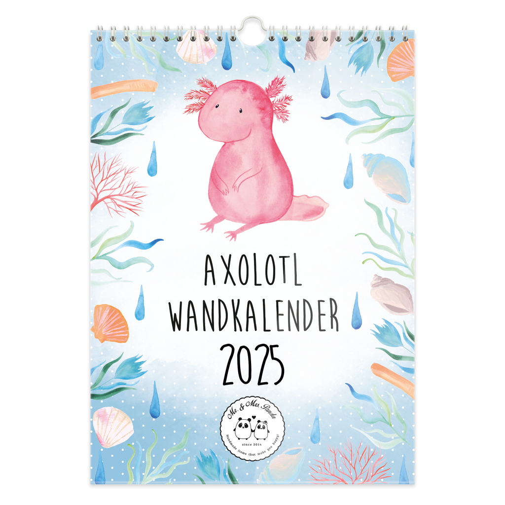 A3 Wandkalender 2024 Axolotl Collection Wandkalender, Kalender, Jahreskalender, Terminplaner, Wand, Jahresplaner, Axolotl, Molch