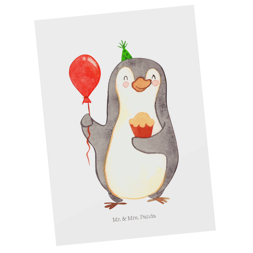 Postkarte Pinguin Geburtstag Postkarte, Karte, Geschenkkarte, Grußkarte, Einladung, Ansichtskarte, Geburtstagskarte, Einladungskarte, Dankeskarte, Geburtstag, Geburtstagsgeschenk, Geschenk, Party, Feiern, Geschenke, Torte, Kuchen