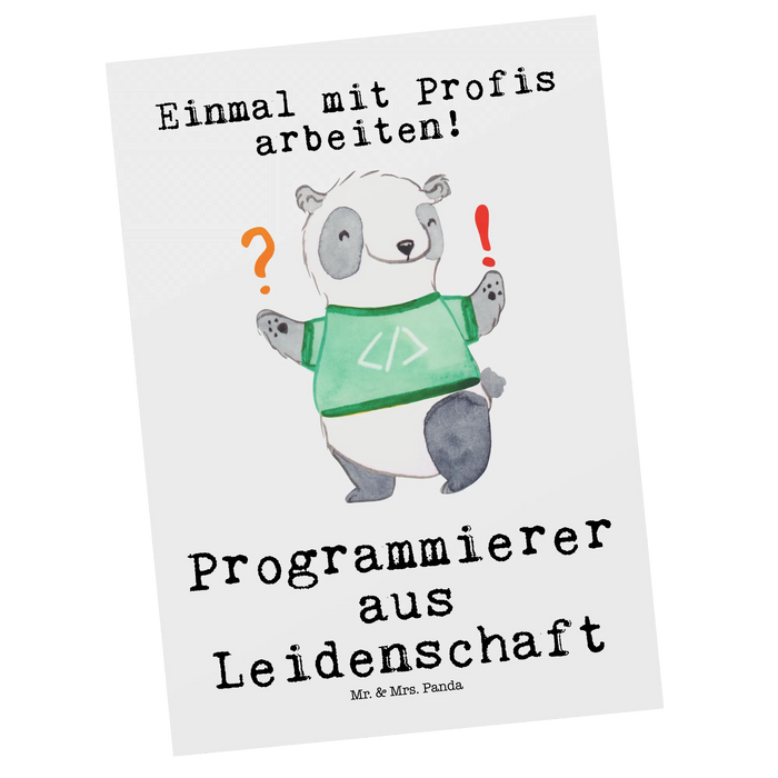 Postcard programmer passion