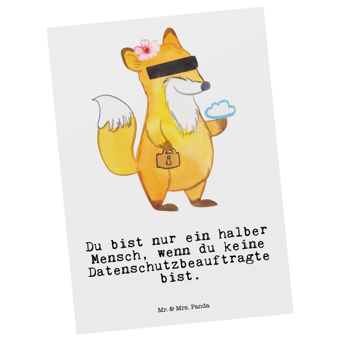 Postkarte Datenschutzbeauftragte Herz