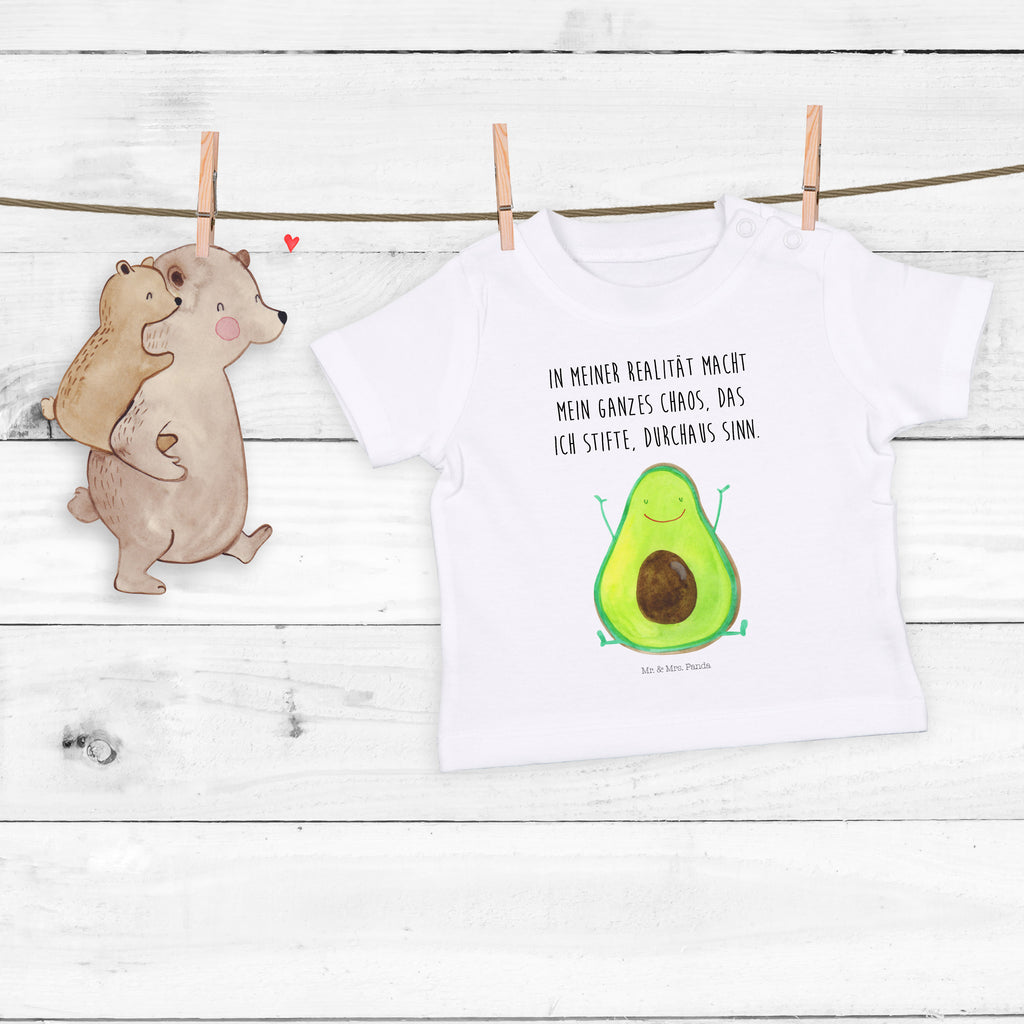 Organic Baby Shirt Avocado Glücklich Baby T-Shirt, Jungen Baby T-Shirt, Mädchen Baby T-Shirt, Shirt, Avocado, Veggie, Vegan, Gesund, Chaos
