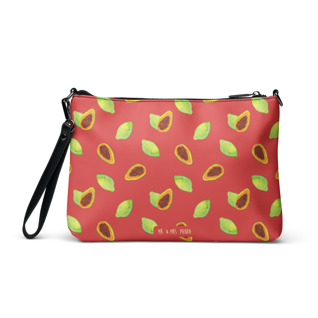 Handtasche Obst Papaya Handtasche, Umhängetasche, Henkeltasche, Papapya Muster, Obst Muster, Papayas