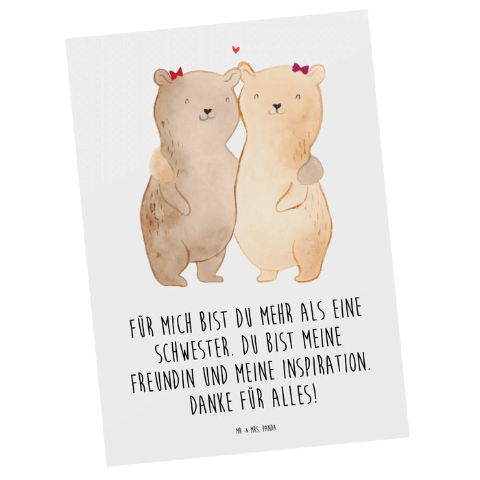 Postkarte Meine Schwester