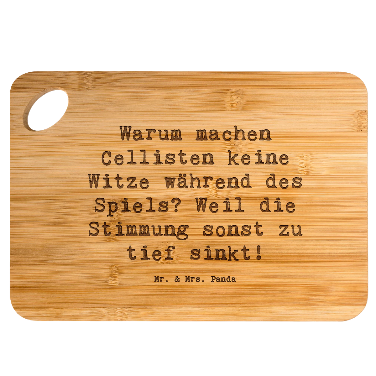 bambus witze Frühstücksbrettchen Spruch Cello Witz Verdorben