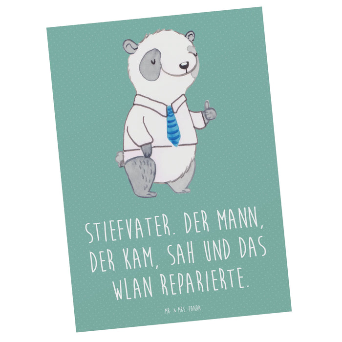 Postkarte Stiefvater Held