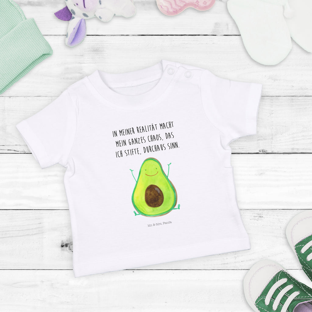 Organic Baby Shirt Avocado Glücklich Baby T-Shirt, Jungen Baby T-Shirt, Mädchen Baby T-Shirt, Shirt, Avocado, Veggie, Vegan, Gesund, Chaos