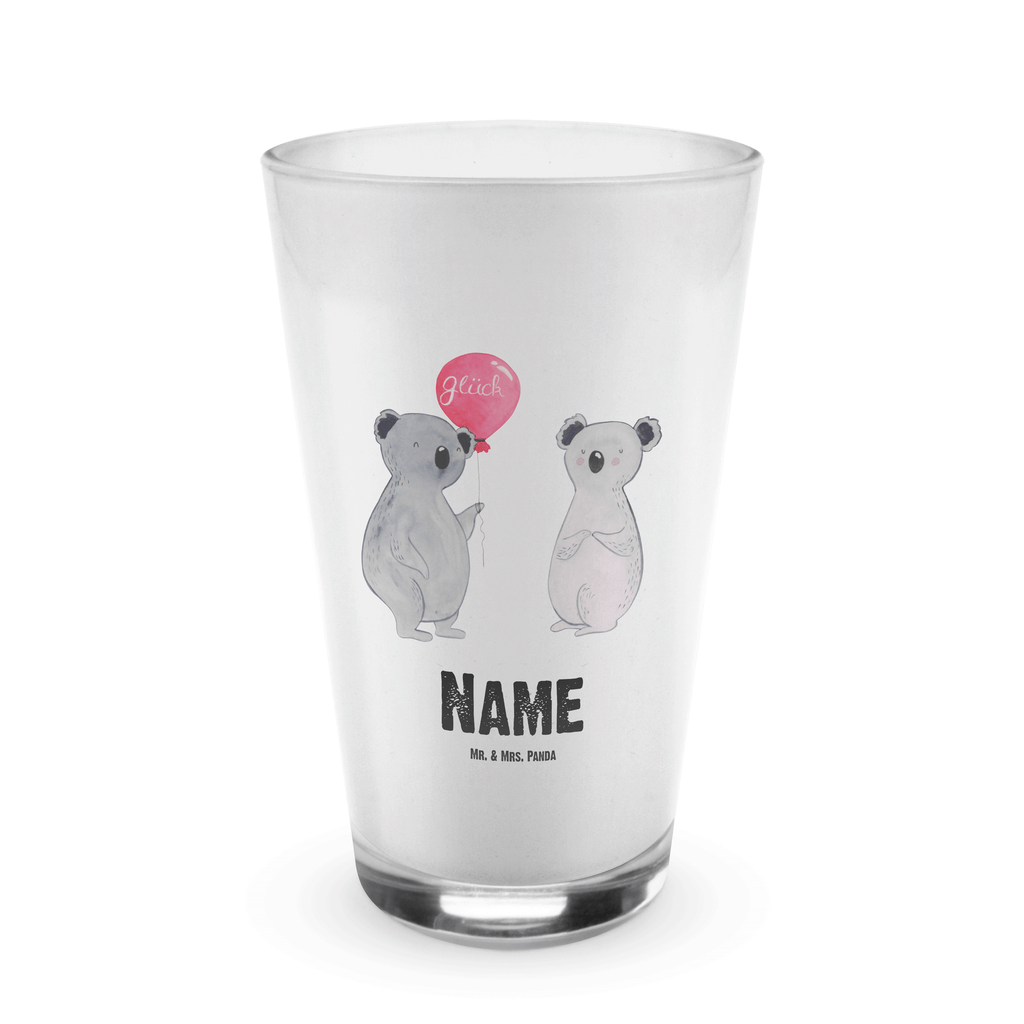 Personalisiertes Glas Koala Luftballon Bedrucktes Glas, Glas mit Namen, Namensglas, Glas personalisiert, Name, Bedrucken, Koala, Koalabär, Luftballon, Party, Geburtstag, Geschenk