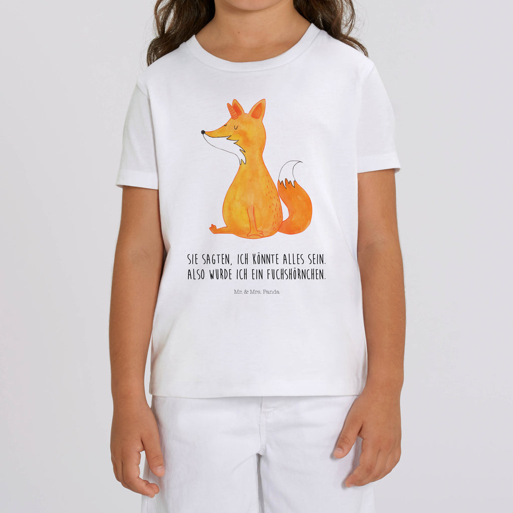 Organic Kinder T-Shirt Einhorn Wunsch Kinder T-Shirt, Kinder T-Shirt Mädchen, Kinder T-Shirt Jungen, Einhorn, Einhörner, Einhorn Deko, Pegasus, Unicorn, Fuchs, Unicorns, Fuchshörnchen, Fuchshorn, Foxycorn, Füchse