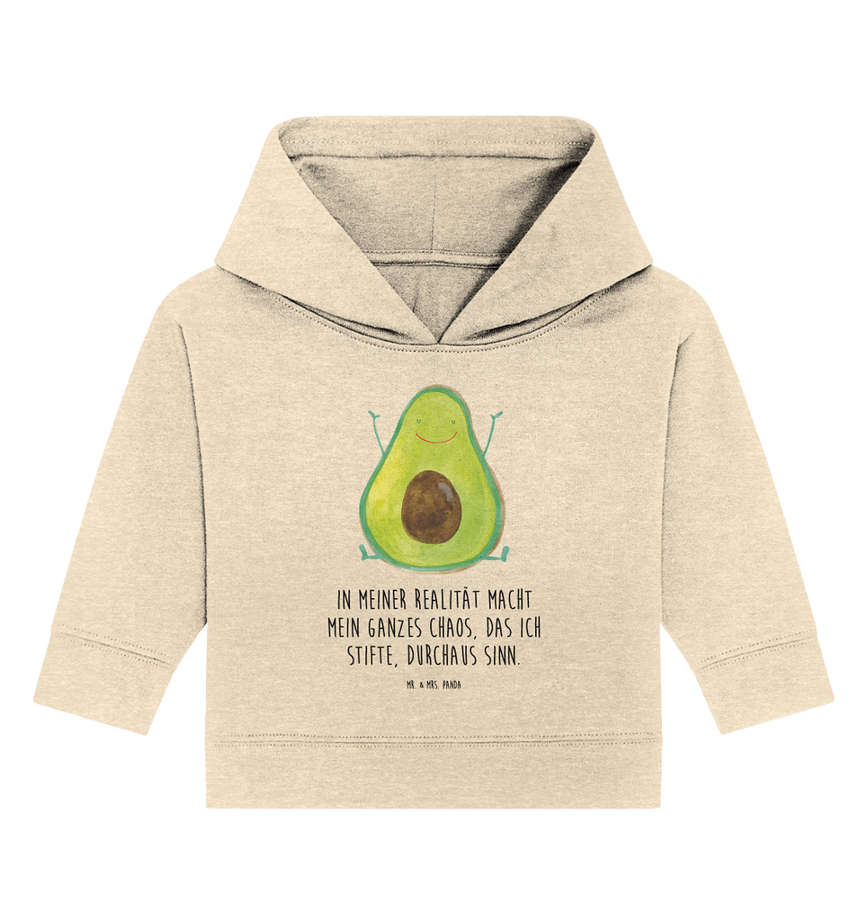 Organic Baby Hoodie Avocado Happy Baby Kapuzenshirt, Baby Kapuzensweatshirt, Baby Hoodie, Baby Pullover, Avocado, Veggie, Vegan, Gesund, Chaos