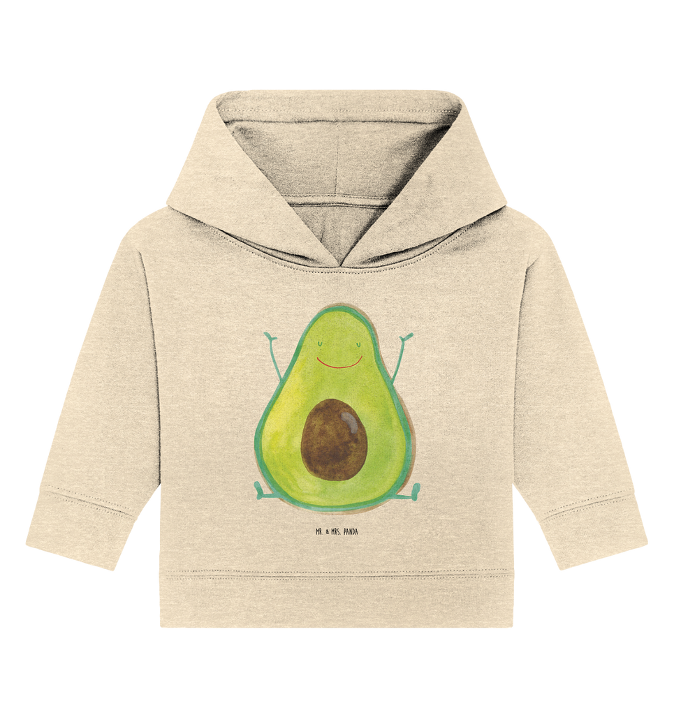 Organic Baby Hoodie Avocado Glücklich Baby Kapuzenshirt, Baby Kapuzensweatshirt, Baby Hoodie, Baby Pullover, Avocado, Veggie, Vegan, Gesund, Chaos