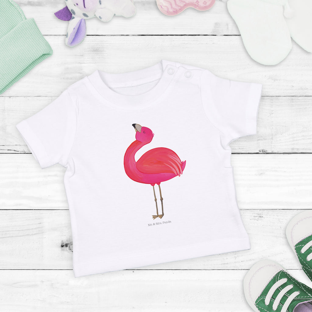 Organic Baby Shirt Flamingo Stolz Baby T-Shirt, Jungen Baby T-Shirt, Mädchen Baby T-Shirt, Shirt, Flamingo, stolz, Freude, Selbstliebe, Selbstakzeptanz, Freundin, beste Freundin, Tochter, Mama, Schwester