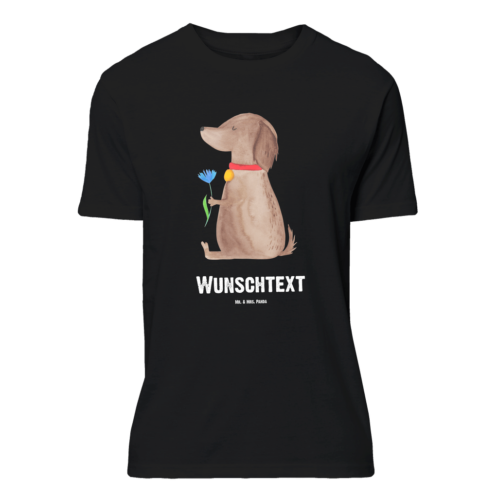 Personalisiertes T-Shirt Hund Blume T-Shirt Personalisiert, T-Shirt mit Namen, T-Shirt mit Aufruck, Männer, Frauen, Hund, Hundemotiv, Haustier, Hunderasse, Tierliebhaber, Hundebesitzer, Sprüche, Hunde, Frauchen, Hundeliebe
