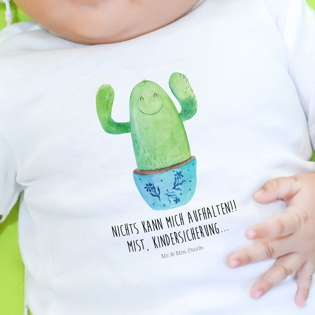 Organic Baby Shirt Kaktus Happy Baby T-Shirt, Jungen Baby T-Shirt, Mädchen Baby T-Shirt, Shirt, Kaktus, Kakteen, Motivation, Spruch, lustig, Kindersicherung, Neustart, Büro, Büroalltag, Kollege, Kollegin, Freundin, Mutter, Familie, Ausbildung