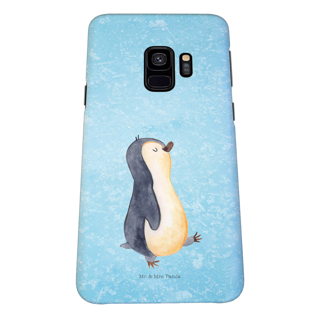 Handyhülle Pinguin marschieren Samsung Galaxy S9, Handyhülle, Smartphone Hülle, Handy Case, Handycover, Hülle, Pinguin, Pinguine, Frühaufsteher, Langschläfer, Bruder, Schwester, Familie
