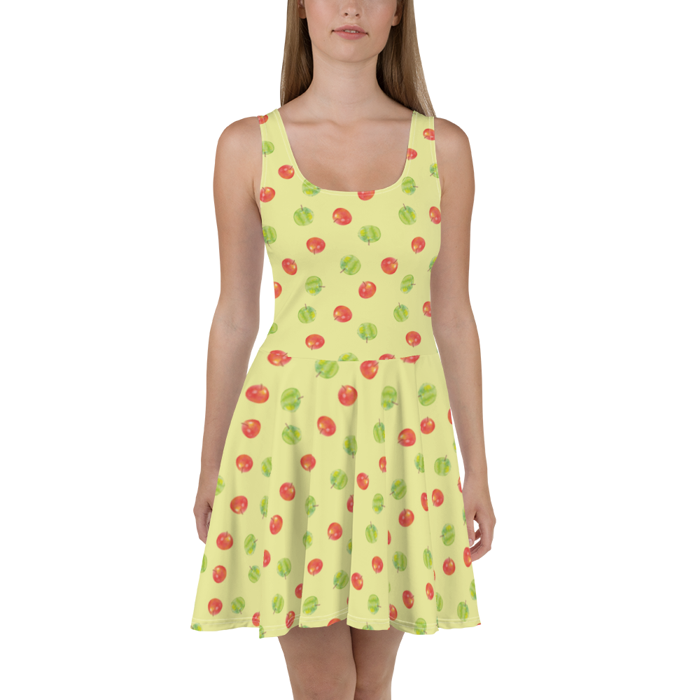 Sommerkleid Apfel Traum Sommerkleid, Kleid, Skaterkleid, Apfel, Muster