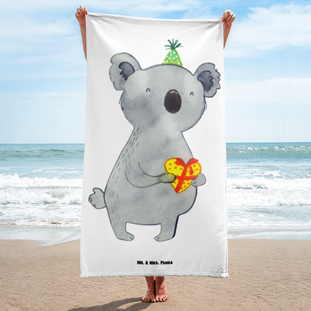 XL Badehandtuch Koala Geschenk Handtuch, Badetuch, Duschtuch, Strandtuch, Saunatuch, Koala, Koalabär, Geschenk, Geburtstag, Party