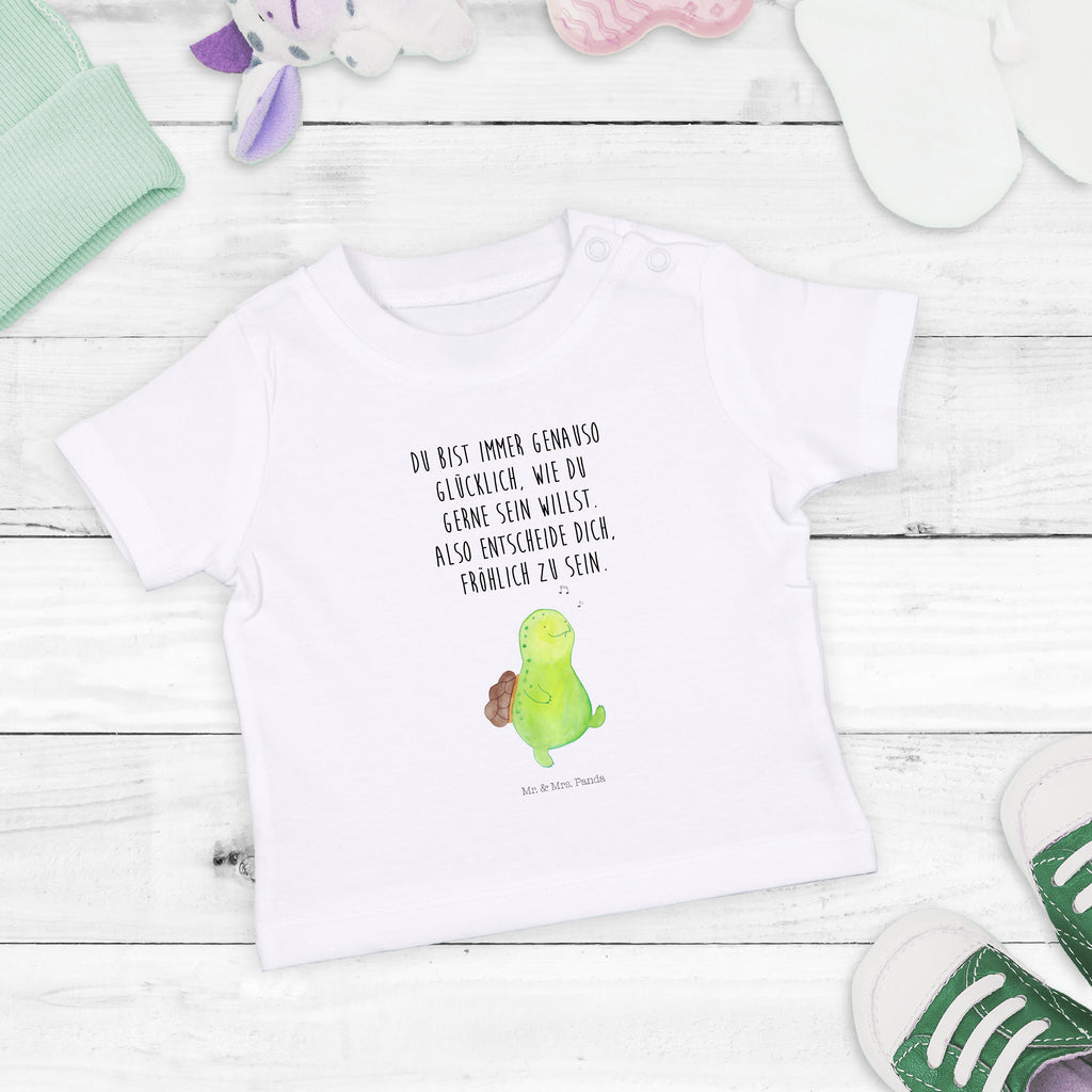 Organic Baby Shirt Schildkröte pfeift Baby T-Shirt, Jungen Baby T-Shirt, Mädchen Baby T-Shirt, Shirt, Schildkröte, Schildi, Schildkröten, fröhlich, Glück, Motivation, Lebensfreude, Depression, Trennung, Neuanfang