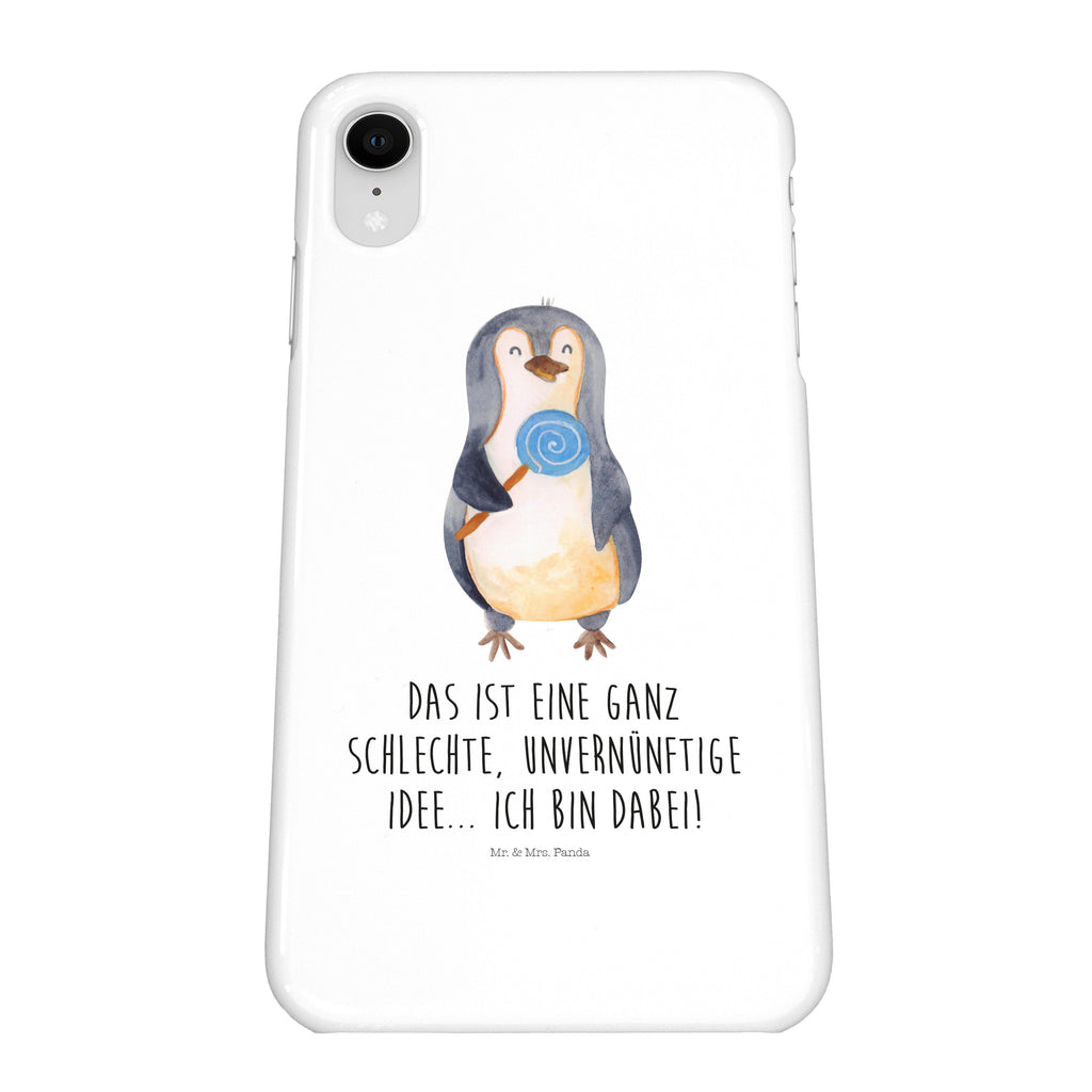 Handyhülle Pinguin Lolli Handyhülle, Handycover, Cover, Handy, Hülle, Samsung Galaxy S8 plus, Pinguin, Pinguine, Lolli, Süßigkeiten, Blödsinn, Spruch, Rebell, Gauner, Ganove, Rabauke