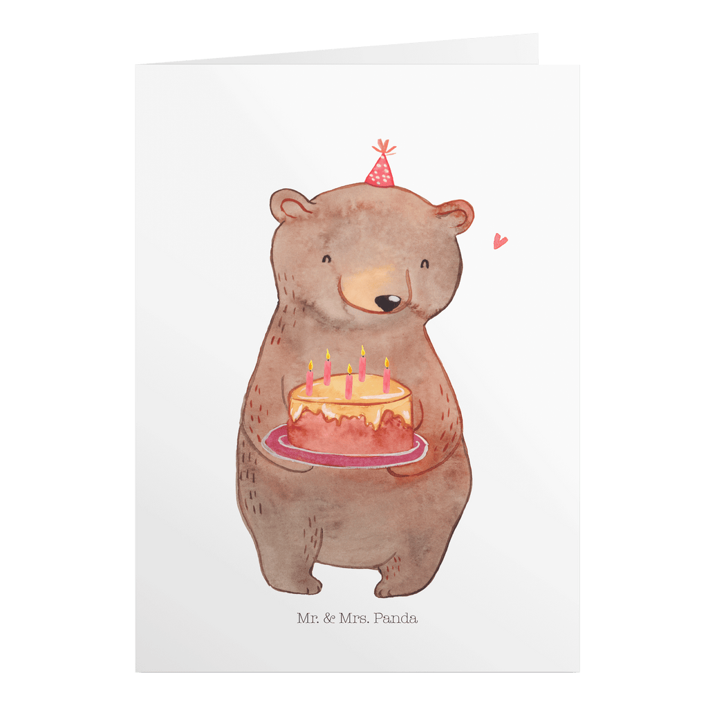 Geburtstagskarte Geburtstags Bär Torte Grusskarte, Klappkarte, Einladungskarte, Glückwunschkarte, Hochzeitskarte, Geburtstagskarte, Geburtstag, Geburtstagsgeschenk, Geschenk, für, Mitbringsel, zum, Feier, Party