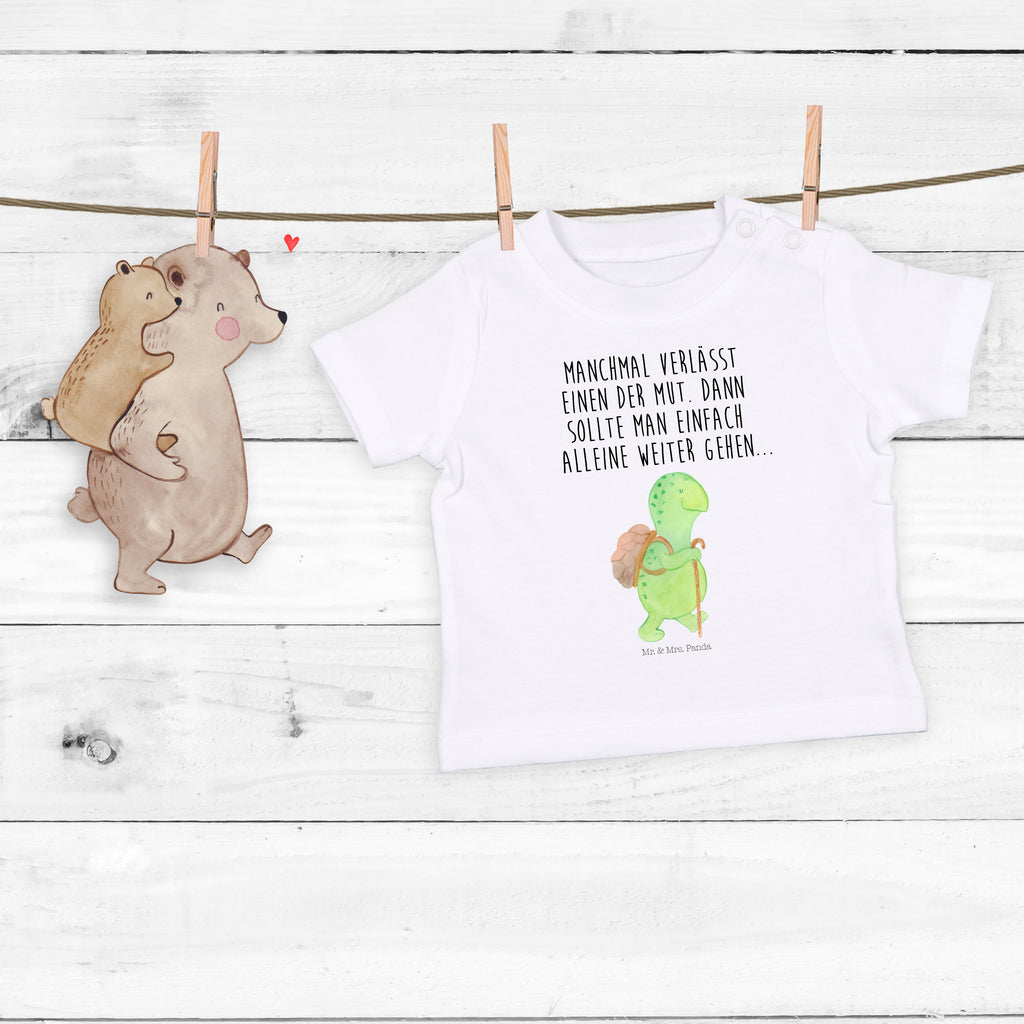 Organic Baby Shirt Schildkröte Wanderer Baby T-Shirt, Jungen Baby T-Shirt, Mädchen Baby T-Shirt, Shirt, Schildkröte, Schildkröten, Motivation, Motivationsspruch, Motivationssprüche, Neuanfang