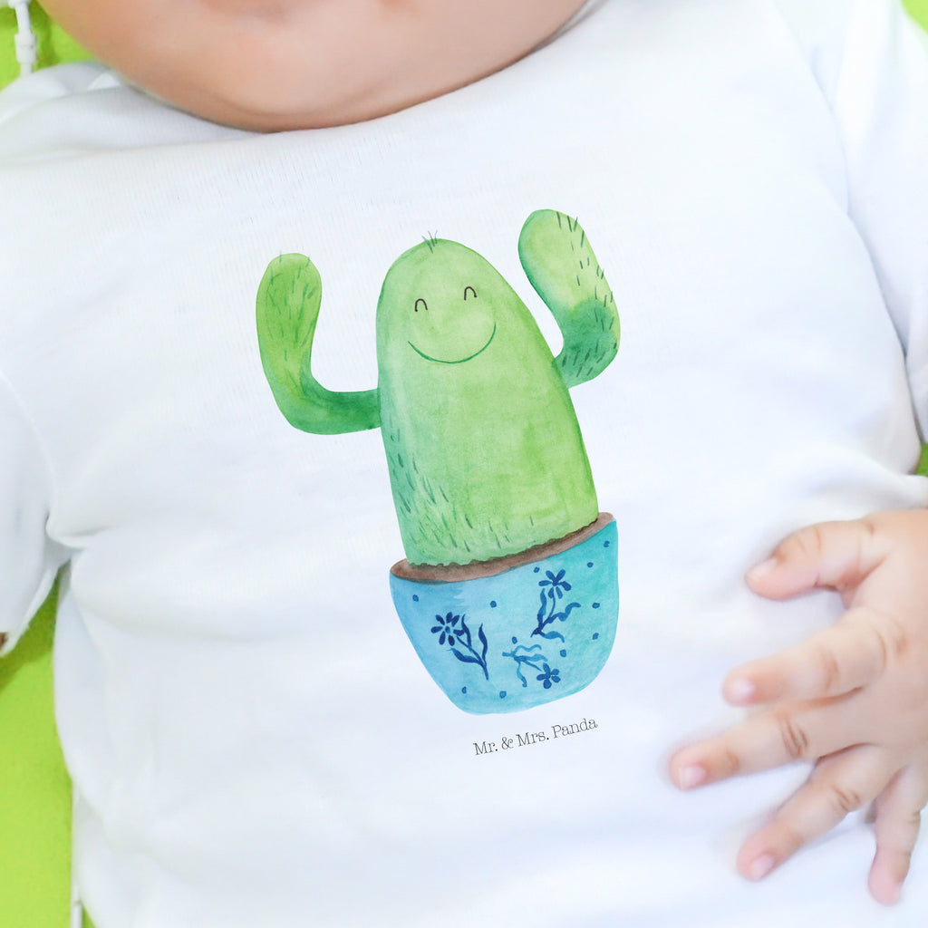 Organic Baby Shirt Kaktus Happy Baby T-Shirt, Jungen Baby T-Shirt, Mädchen Baby T-Shirt, Shirt, Kaktus, Kakteen, Motivation, Spruch, lustig, Kindersicherung, Neustart, Büro, Büroalltag, Kollege, Kollegin, Freundin, Mutter, Familie, Ausbildung
