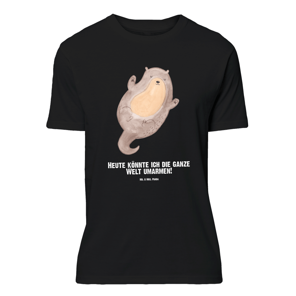 Personalisiertes T-Shirt Otter Umarmen T-Shirt Personalisiert, T-Shirt mit Namen, T-Shirt mit Aufruck, Männer, Frauen, Wunschtext, Bedrucken, Otter, Fischotter, Seeotter, Otter Seeotter See Otter