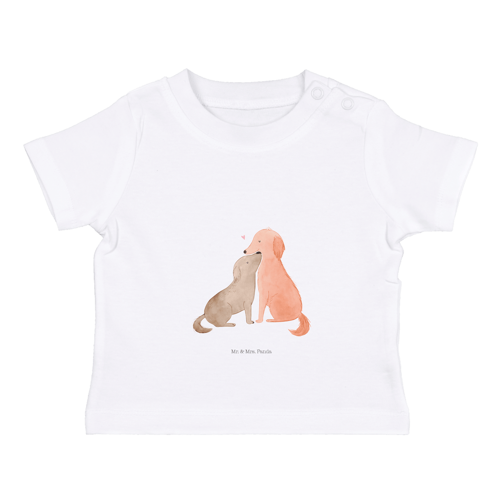 Organic Baby Shirt Hunde Liebe Baby T-Shirt, Jungen Baby T-Shirt, Mädchen Baby T-Shirt, Shirt, Hund, Hundemotiv, Haustier, Hunderasse, Tierliebhaber, Hundebesitzer, Sprüche, Liebe, Hund. Hunde, Kuss, Vertrauen, Kuscheln, Herz
