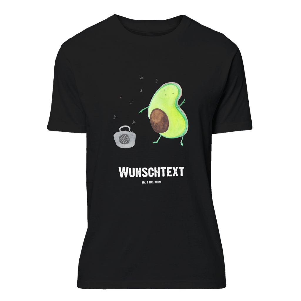 Personalisiertes T-Shirt Avocado tanzt T-Shirt Personalisiert, T-Shirt mit Namen, T-Shirt mit Aufruck, Männer, Frauen, Wunschtext, Bedrucken, Avocado, Veggie, Vegan, Gesund