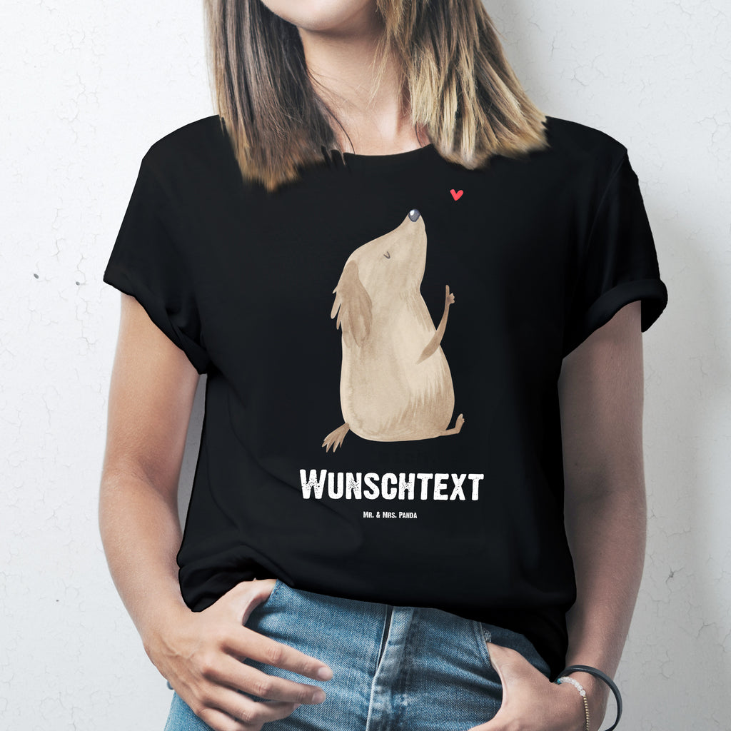 Personalisiertes T-Shirt Hund Liebe T-Shirt Personalisiert, T-Shirt mit Namen, T-Shirt mit Aufruck, Männer, Frauen, Wunschtext, Bedrucken, Hund, Hundemotiv, Haustier, Hunderasse, Tierliebhaber, Hundebesitzer, Sprüche, Liebe, Hundeglück, Hundeliebe, Hunde, Frauchen