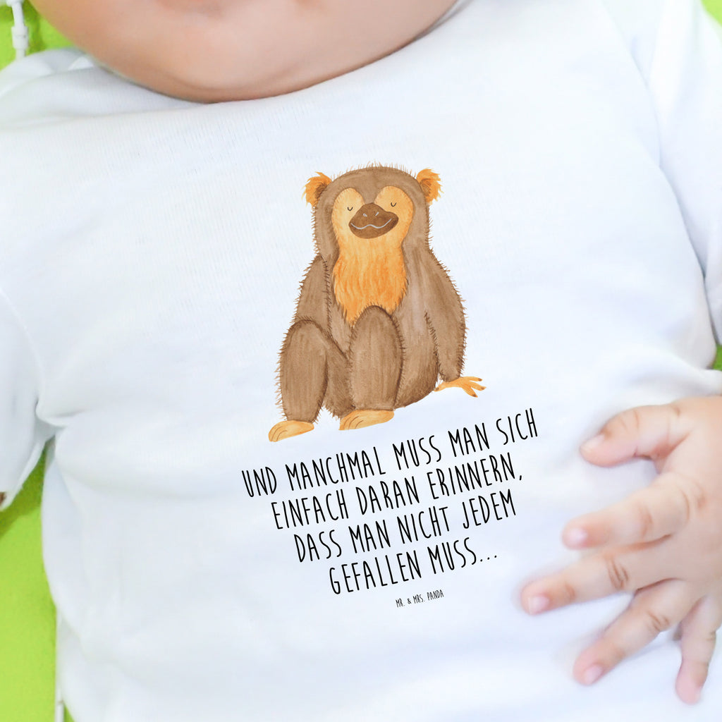 Organic Baby Shirt Affe Baby T-Shirt, Jungen Baby T-Shirt, Mädchen Baby T-Shirt, Shirt, Afrika, Wildtiere, Affe, Äffchen, Affen, Selbstliebe, Respekt, Motivation, Selbstachtung, Liebe, Selbstbewusstsein, Selfcare