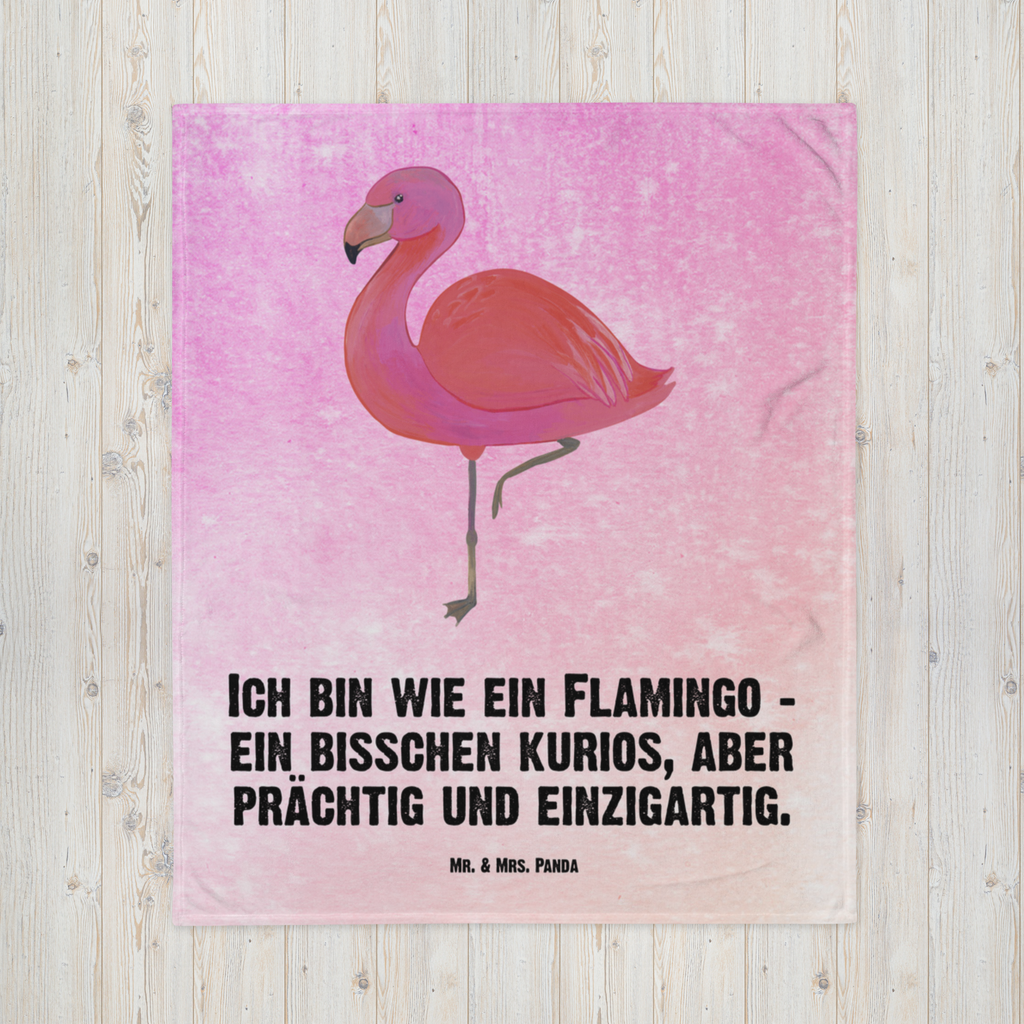 Kuscheldecke Flamingo classic Decke, Wohndecke, Tagesdecke, Wolldecke, Sofadecke, Flamingo, Einzigartig, Selbstliebe, Stolz, ich, für mich, Spruch, Freundin, Freundinnen, Außenseiter, Sohn, Tochter, Geschwister