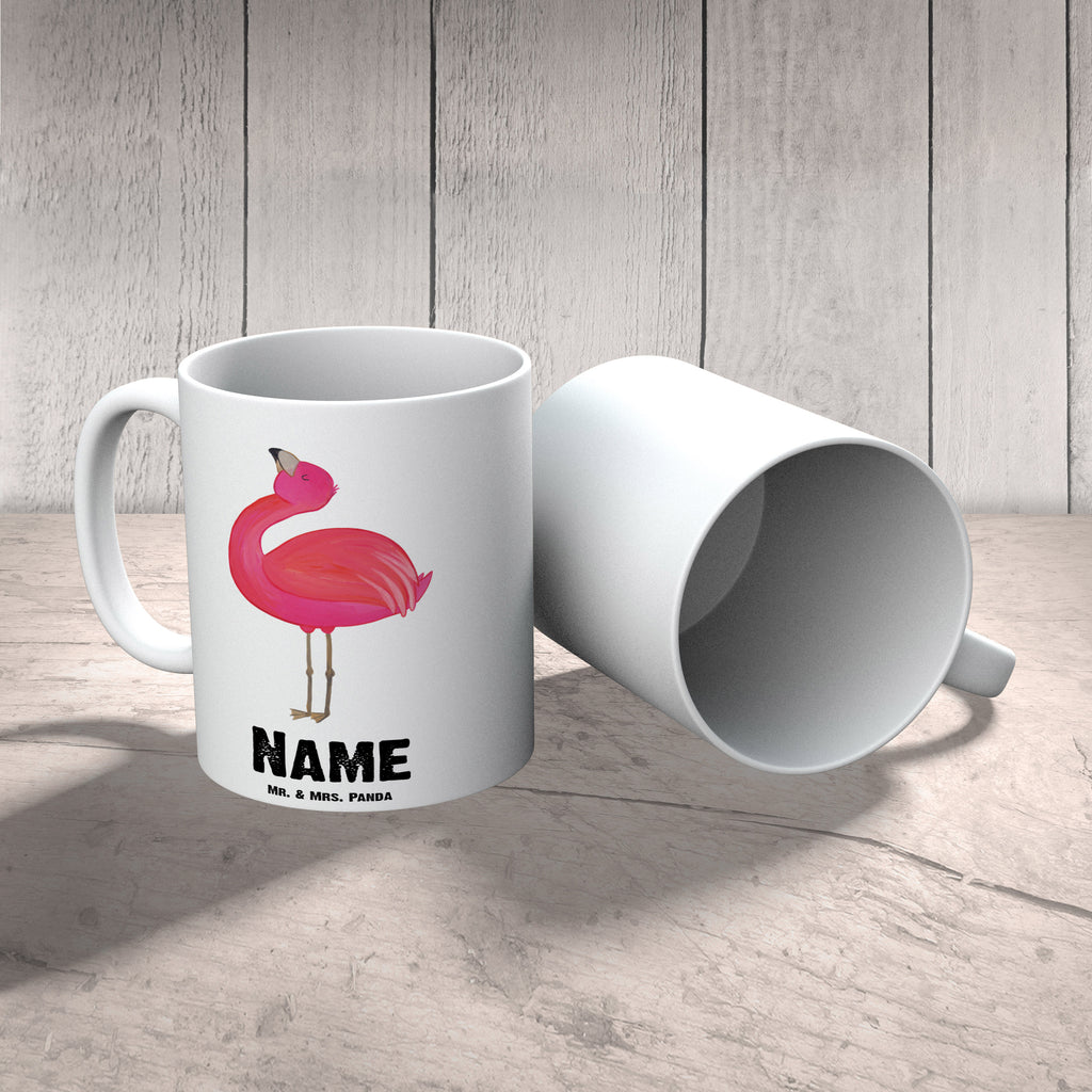 Personalisierte Tasse Flamingo stolz Personalisierte Tasse, Namenstasse, Wunschname, Personalisiert, Tasse, Namen, Drucken, Tasse mit Namen, Flamingo, stolz, Freude, Selbstliebe, Selbstakzeptanz, Freundin, beste Freundin, Tochter, Mama, Schwester