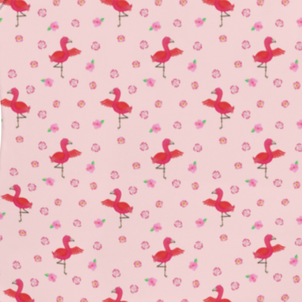 Badeanzug Flamingo Yoga Badebekleidung, Bademode, Badeanzug, Swimsuit, Rückenfreier Badeanzug, Luxus-Bademode, Flamingo, Vogel, Yoga, Namaste, Achtsamkeit, Yoga-Übung, Entspannung, Ärger, Aufregen, Tiefenentspannung