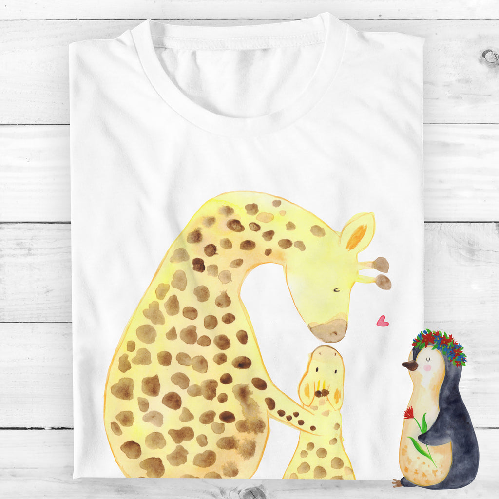 T-Shirt Standard Giraffe mit Kind T-Shirt, Shirt, Tshirt, Lustiges T-Shirt, T-Shirt mit Spruch, Party, Junggesellenabschied, Jubiläum, Geburstag, Herrn, Damen, Männer, Frauen, Schlafshirt, Nachthemd, Sprüche, Afrika, Wildtiere, Giraffe, Kind, Mutter, Mama, Tochter, Sohn, Lieblingsmensch
