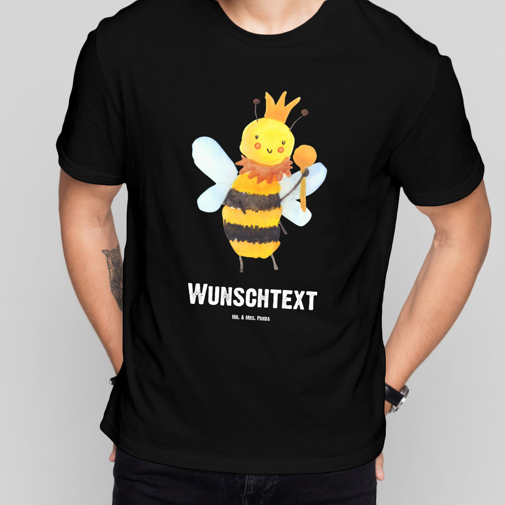 Personalisiertes T-Shirt Biene König T-Shirt Personalisiert, T-Shirt mit Namen, T-Shirt mit Aufruck, Männer, Frauen, Wunschtext, Bedrucken, Biene, Wespe, Hummel