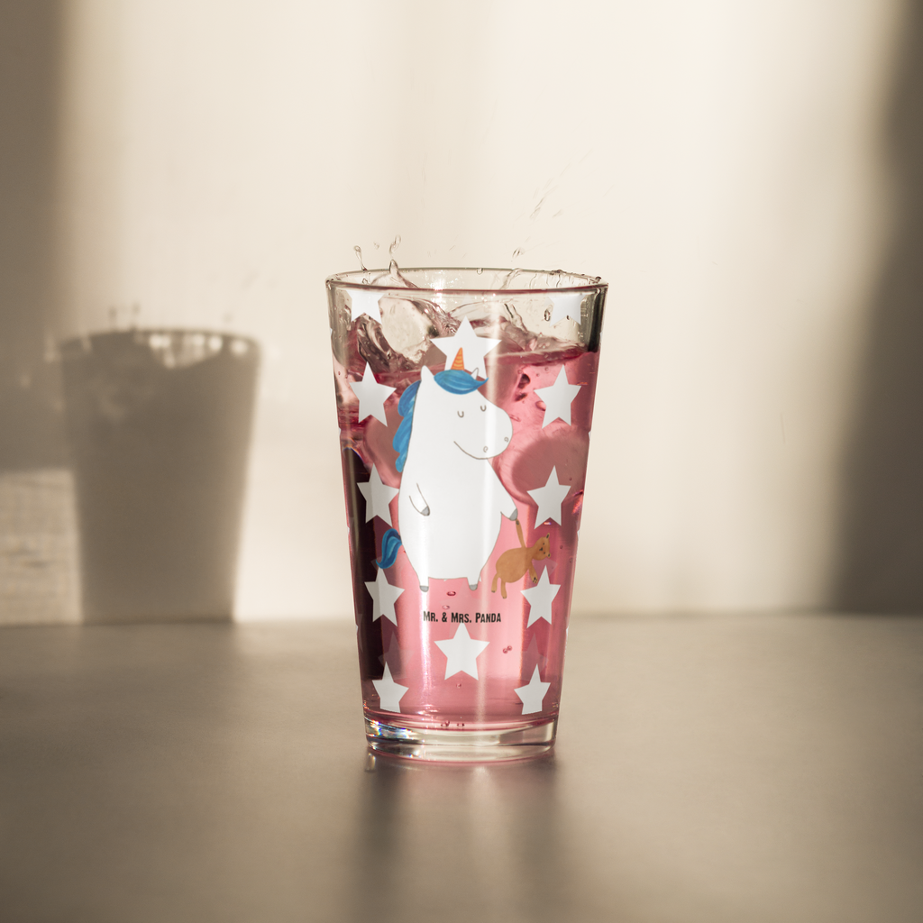 Premium Trinkglas Einhorn Teddy Trinkglas, Glas, Pint Glas, Bierglas, Cocktail Glas, Wasserglas, Einhorn, Einhörner, Einhorn Deko, Pegasus, Unicorn, schlafen, gute Nacht, Single, Bett, Träumen, Freundin, Singleleben