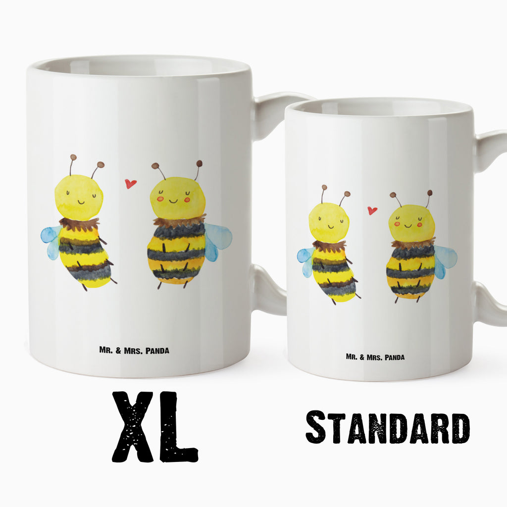 XL Tasse Biene Verliebt XL Tasse, Große Tasse, Grosse Kaffeetasse, XL Becher, XL Teetasse, spülmaschinenfest, Jumbo Tasse, Groß, Biene, Wespe, Hummel