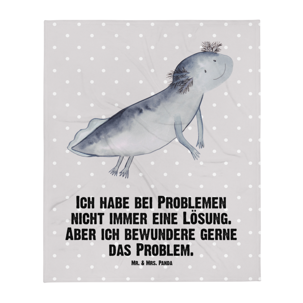 Kuscheldecke Axolotl schwimmt Decke, Wohndecke, Tagesdecke, Wolldecke, Sofadecke, Axolotl, Molch, Axolot, Schwanzlurch, Lurch, Lurche, Problem, Probleme, Lösungen, Motivation