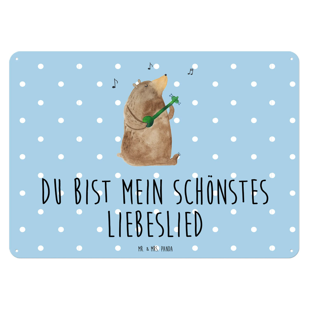 Blechschild Bär Lied Blechschild, Türschild Metall, Blechschild Groß, Blechschild Zum Aufhängen, Blechschild Für Frauen, Blechschild Küche, Blechschild Büro, Dekoschild Metall, Blechschild Für Männer, Wandschild Metall, Bär, Teddy, Teddybär, Valentinstag, Spruch, Valentine, Lied, Geschenk, Bärchen, Liebeslied, Liebe, Bear, Frau, Partner, Freundin, Song, Herz