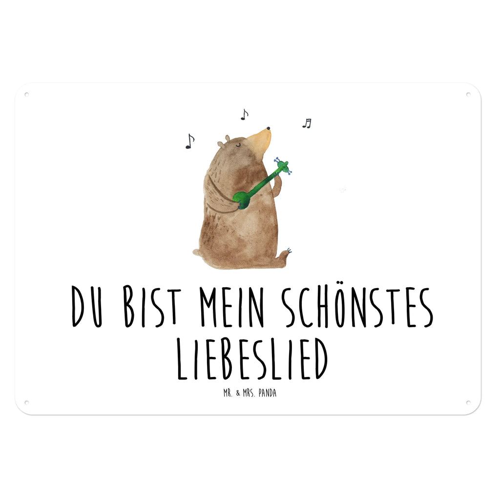 Blechschild Bär Lied Blechschild, Türschild Metall, Blechschild Groß, Blechschild Zum Aufhängen, Blechschild Für Frauen, Blechschild Küche, Blechschild Büro, Dekoschild Metall, Blechschild Für Männer, Wandschild Metall, Bär, Teddy, Teddybär, Valentinstag, Spruch, Valentine, Lied, Geschenk, Bärchen, Liebeslied, Liebe, Bear, Frau, Partner, Freundin, Song, Herz