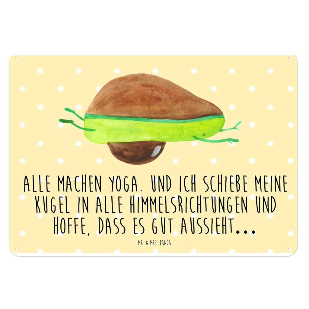 Blechschild Avocado Yoga Blechschild Groß, Blechschild Büro, Dekoschild Metall, Blechschild Küche, Blechschild, Blechschild Zum Aufhängen, Blechschild Für Männer, Blechschild Für Frauen, Wandschild Metall, Türschild Metall, Vegan, Veggie, Avocado, Gesund, Avocado Yoga Vegan