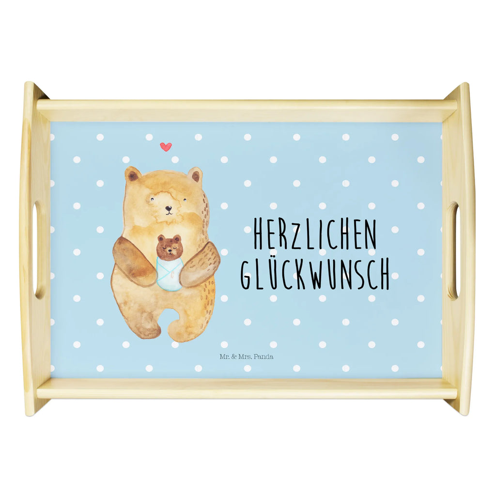 Serviertablett Bär Baby Holztablett, Küchentablett, Tablett, Serviertablett, Dekotablett, Frühstückstablett, Bär, Teddy, Teddybär, Geburt, Nichte, Taufe, Neffe, Enkelin, Enkel, Eltern, Mutter, Täufling, Baby, Geburtstag, Glückwunsch