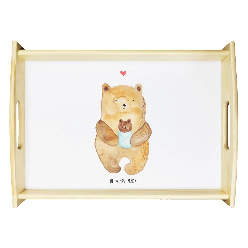 Serviertablett Bär Baby Holztablett, Küchentablett, Tablett, Serviertablett, Dekotablett, Frühstückstablett, Bär, Teddy, Teddybär, Geburt, Nichte, Taufe, Neffe, Enkelin, Enkel, Eltern, Mutter, Täufling, Baby, Geburtstag, Glückwunsch