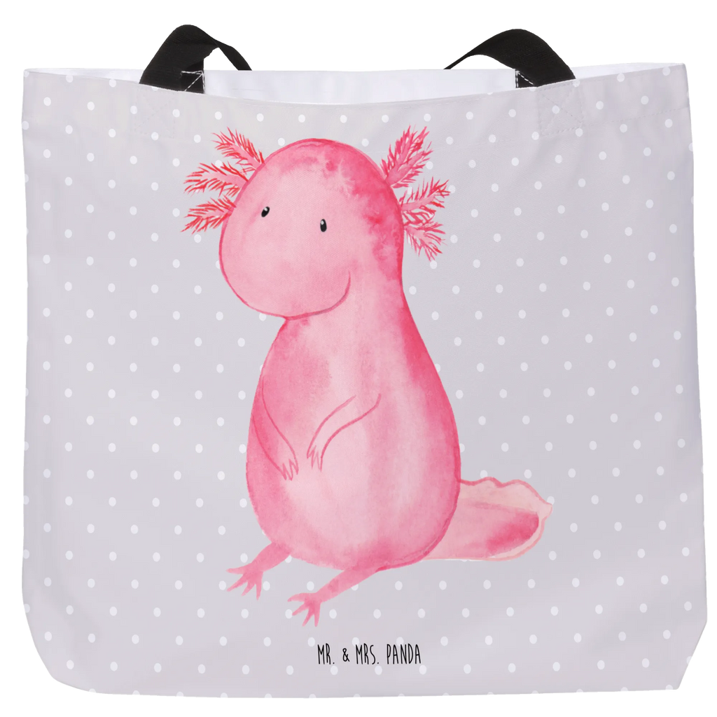 Shopper Axolotl null Ausflug, XL, Tragebeutel, XXL Tasche, Alltagstasche, Schulbeutel, Stofftasche, Tüte, Strandtasche, Shopper, Schultasche, Einkaufsbeutel, Beutel, Freizeittasche, Schultertasche, Einkaufstasche, Molch, Axolotl, Freundin, Lebensstil, Fröhlich, Axolot, Vergnügt, Liebe, Lebensweisheit, Weisheit, Zufrieden