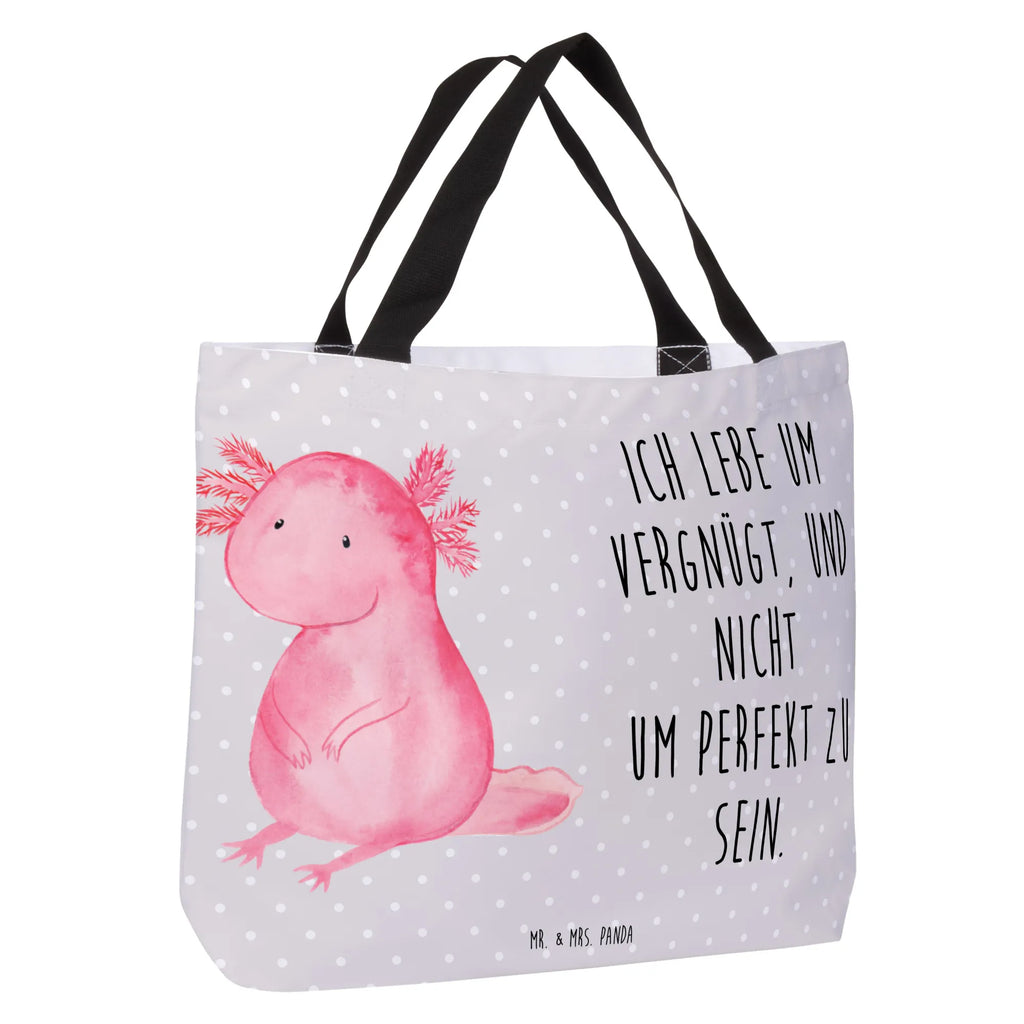 Shopper Axolotl null Ausflug, XL, Tragebeutel, XXL Tasche, Alltagstasche, Schulbeutel, Stofftasche, Tüte, Strandtasche, Shopper, Schultasche, Einkaufsbeutel, Beutel, Freizeittasche, Schultertasche, Einkaufstasche, Molch, Axolotl, Freundin, Lebensstil, Fröhlich, Axolot, Vergnügt, Liebe, Lebensweisheit, Weisheit, Zufrieden