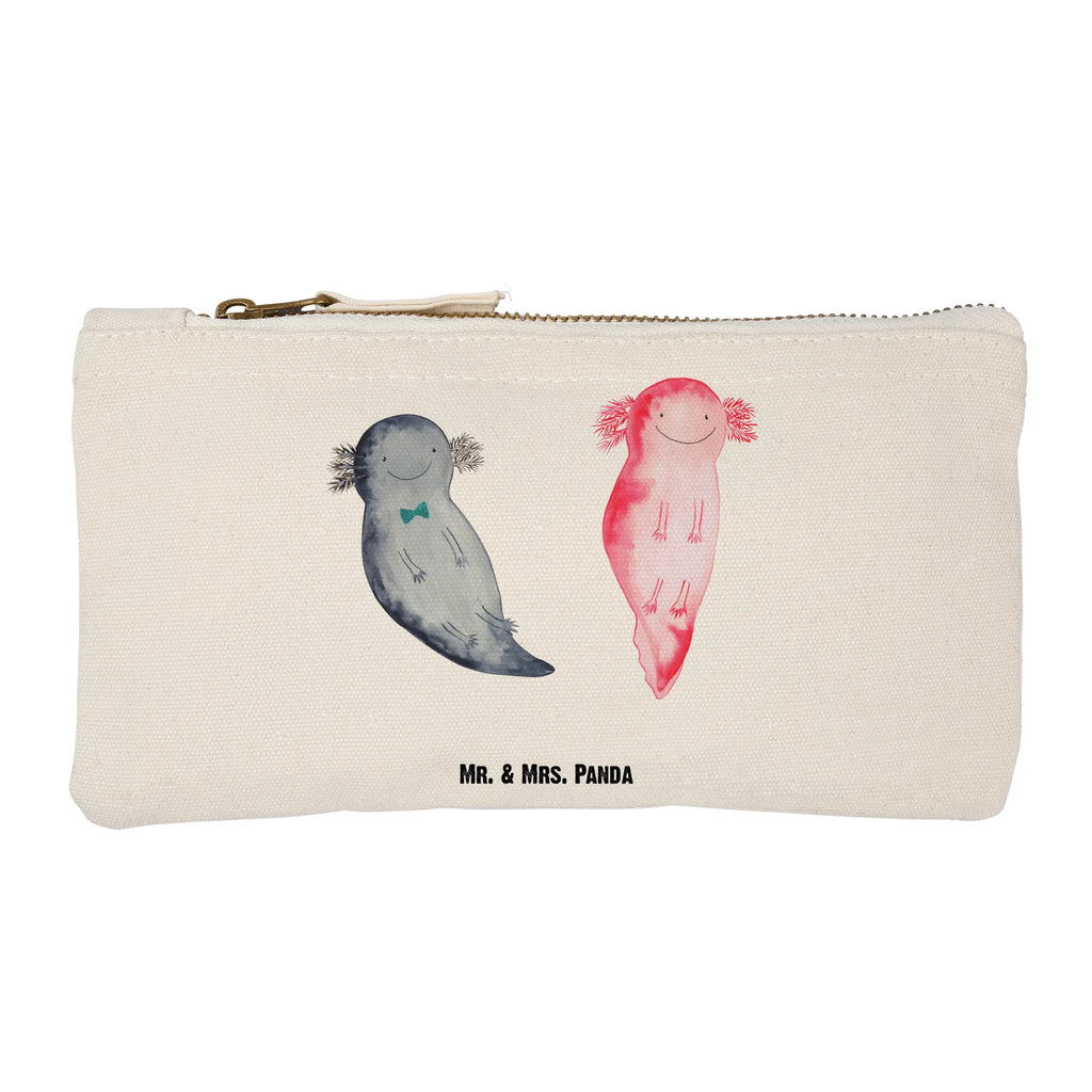 torebka na makijaż Axolotl Przyjaciółka Etui, kosmetiktäschchen, Stiftemäppchen, Kulturbeutel, Schminkbeutel, Schminktasche, Waschtasche, beauty tasche, Schminktäschchen, Kosmetikbeutel, beauty case, Mäppchen, Schlampermäppchen, pinsel tasche, aufbewahrungsbeutel, Waschbeutel, Kosmetiktasche, pencil case, Kulturtasche, Federmappe, utensilientasche, toiletry bag, aufbewahrungstasche, Molch, Axolotl, Liebesbeweis, Große Liebe, Lurch, Schwanzlurch, Ehemann, Valentinstag, Axolot, Lurche, Freund, Jahrestag, Liebe, Verlobter