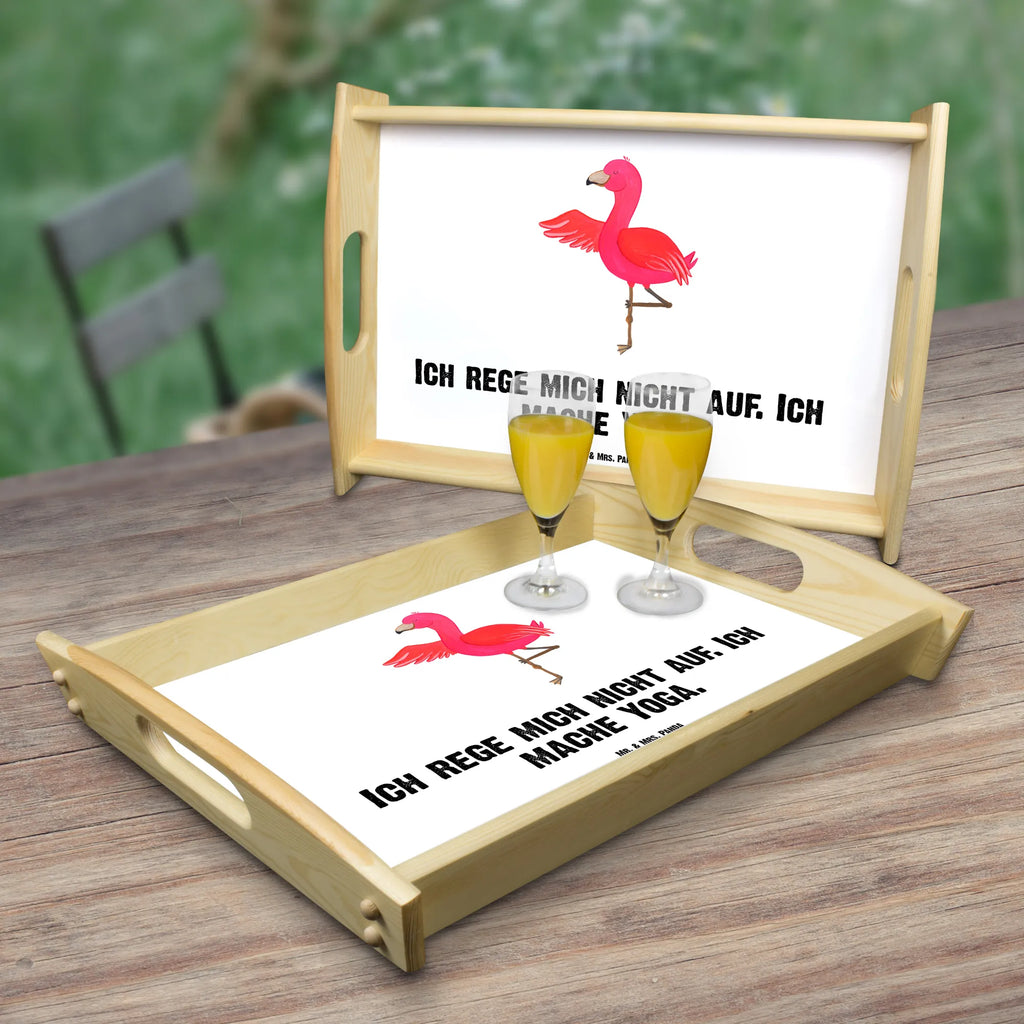Serving tray flamingo yoga Frühstückstablett, Tablett, Dekotablett, Serviertablett, Küchentablett, Holztablett, Flamingo, Aufregen, Tiefenentspannung, Ärger, Entspannung, Vogel, Namaste, Yoga, Yoga-Übung, Achtsamkeit