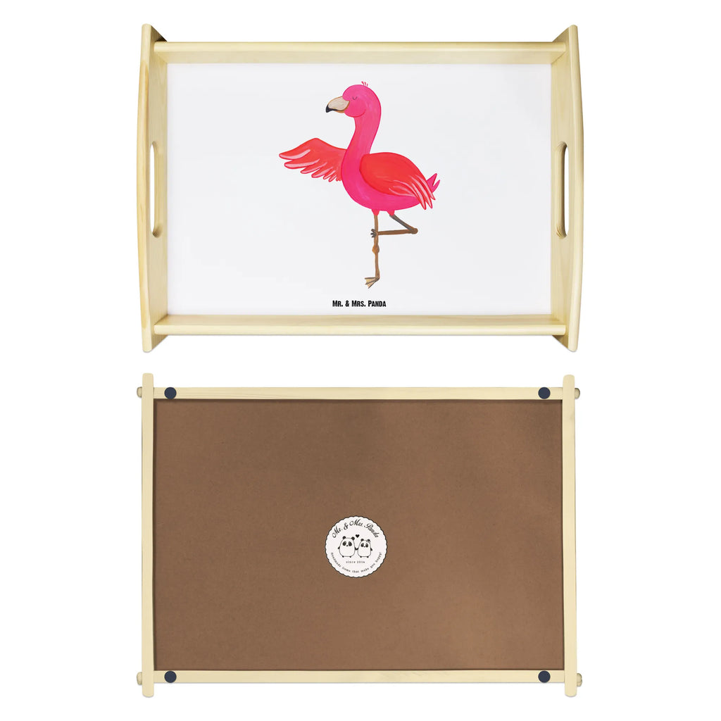 Serving tray flamingo yoga Frühstückstablett, Tablett, Dekotablett, Serviertablett, Küchentablett, Holztablett, Flamingo, Aufregen, Tiefenentspannung, Ärger, Entspannung, Vogel, Namaste, Yoga, Yoga-Übung, Achtsamkeit