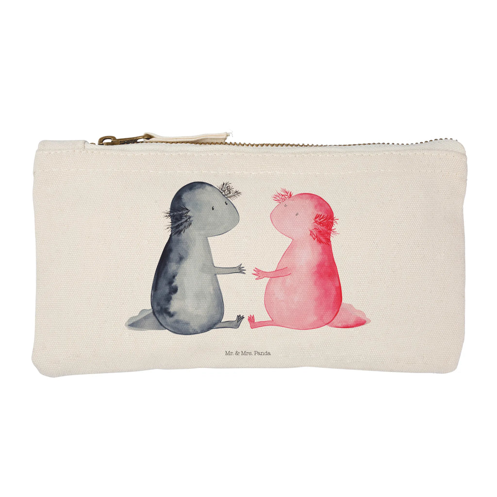 torebka na makijaż Axolotl miłość pinsel tasche, Waschbeutel, Waschtasche, Etui, Kulturtasche, pencil case, Kulturbeutel, Kosmetikbeutel, Schminktäschchen, Schminktasche, beauty case, aufbewahrungsbeutel, kosmetiktäschchen, Schminkbeutel, Kosmetiktasche, beauty tasche, Mäppchen, aufbewahrungstasche, Stiftemäppchen, Federmappe, utensilientasche, toiletry bag, Schlampermäppchen, Molch, Axolotl, Liebesbeweis, Liebe, Jahrestag, Lurch, Axolot, Große Liebe, Valentinstag, Lurche, Ehemann, Schwanzlurch, Verlobter, Freund